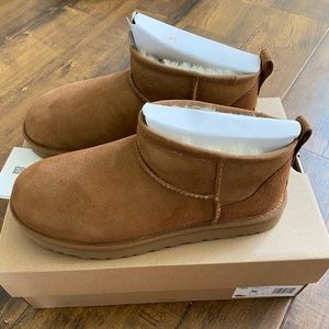 Ugg Classic Ultra Mini Chestnut Size 10